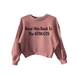 Back to the STREETS Cropped Sweatshirt