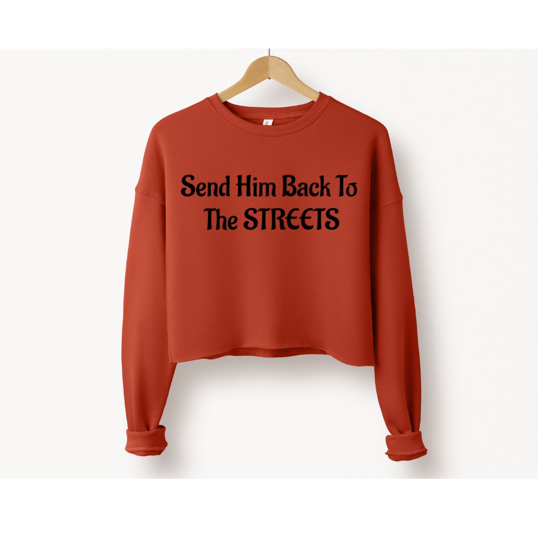 Back to the STREETS Cropped Sweatshirt