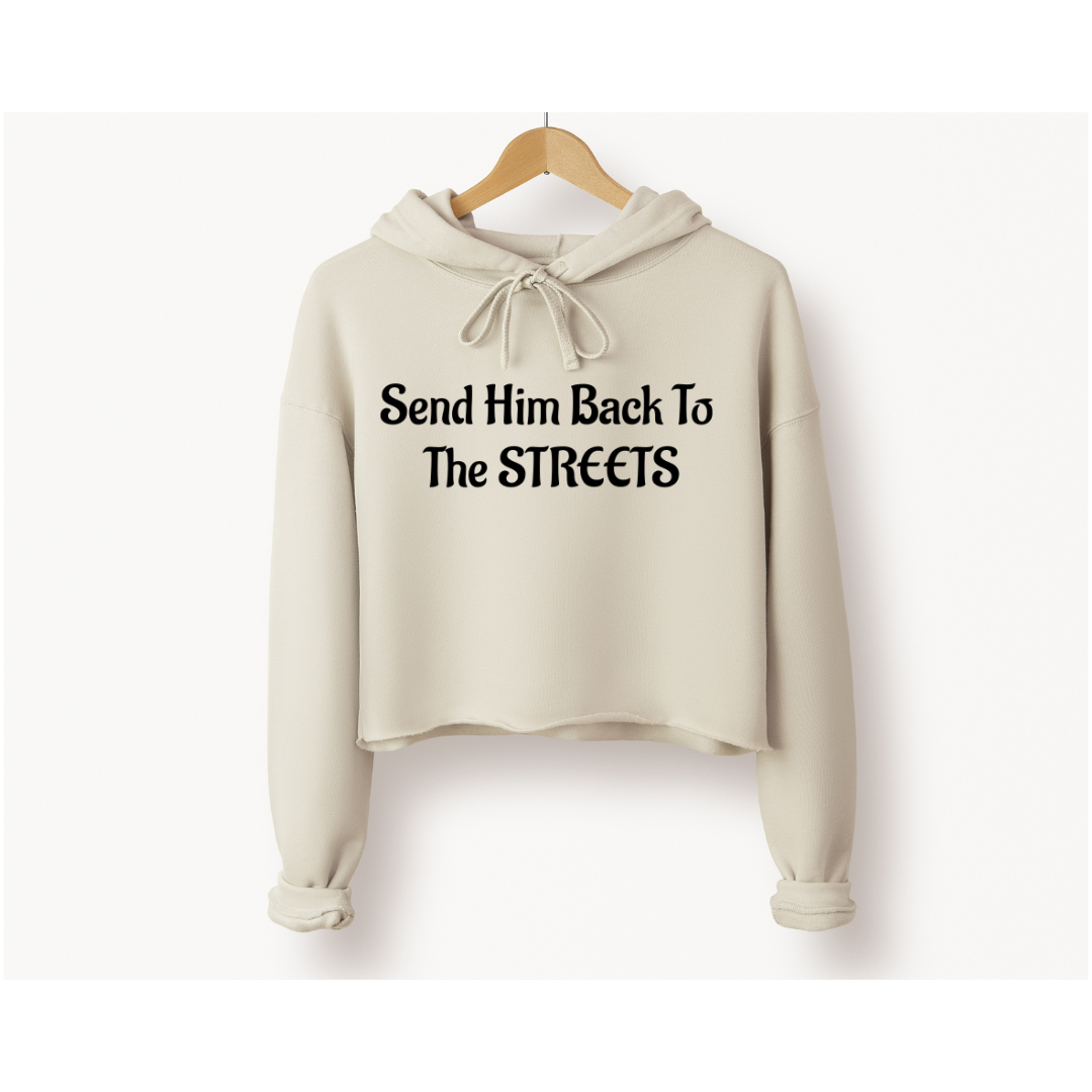 Back to the STREETS Cropped Hoodie