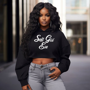 Soft Girl Era Cropped Hoodie