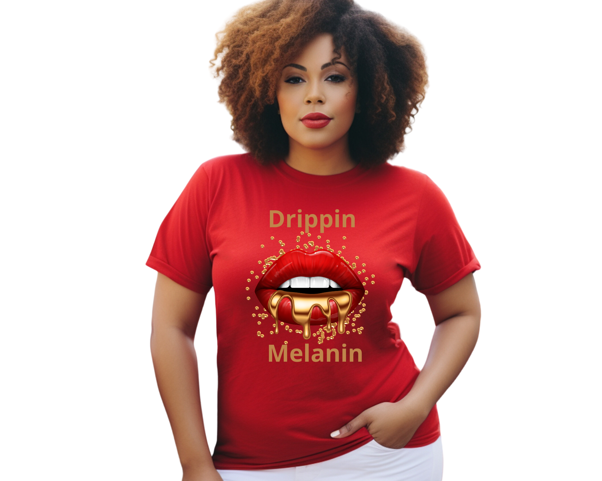 Drippin Melanin (Slim Fit)