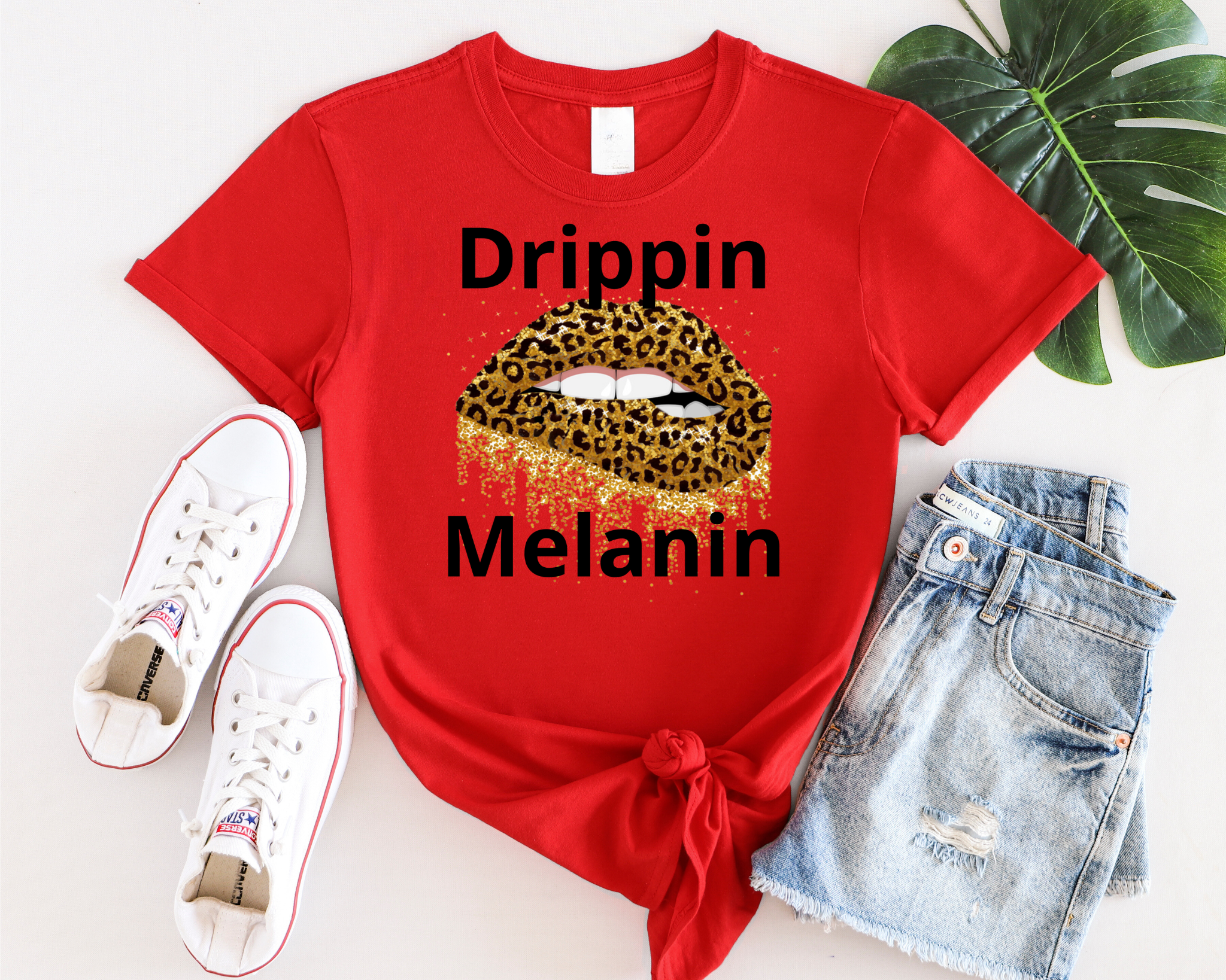 Drippin Melanin-Cheetah Edition (Slim Fit)