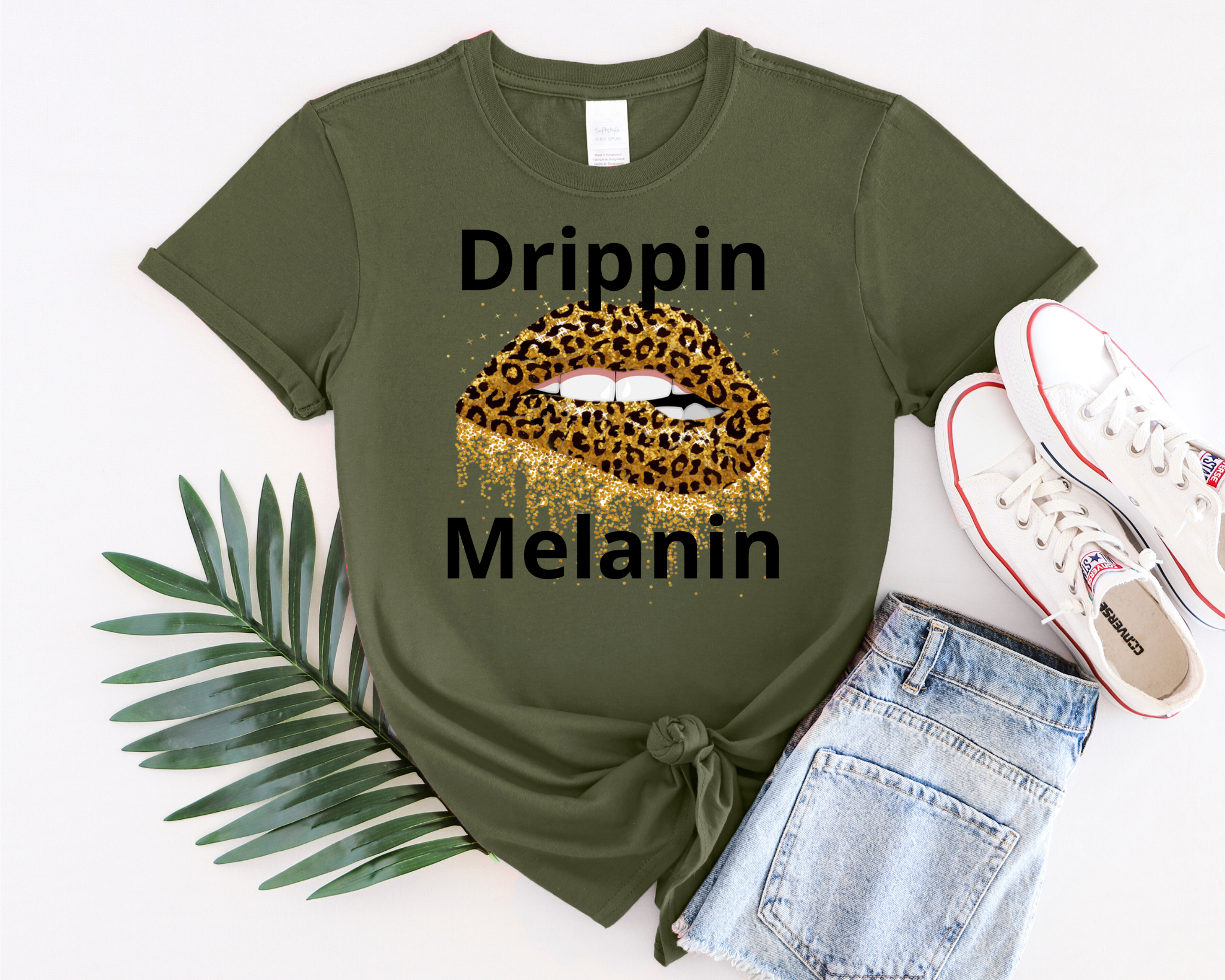 Drippin Melanin-Cheetah Edition (Slim Fit)