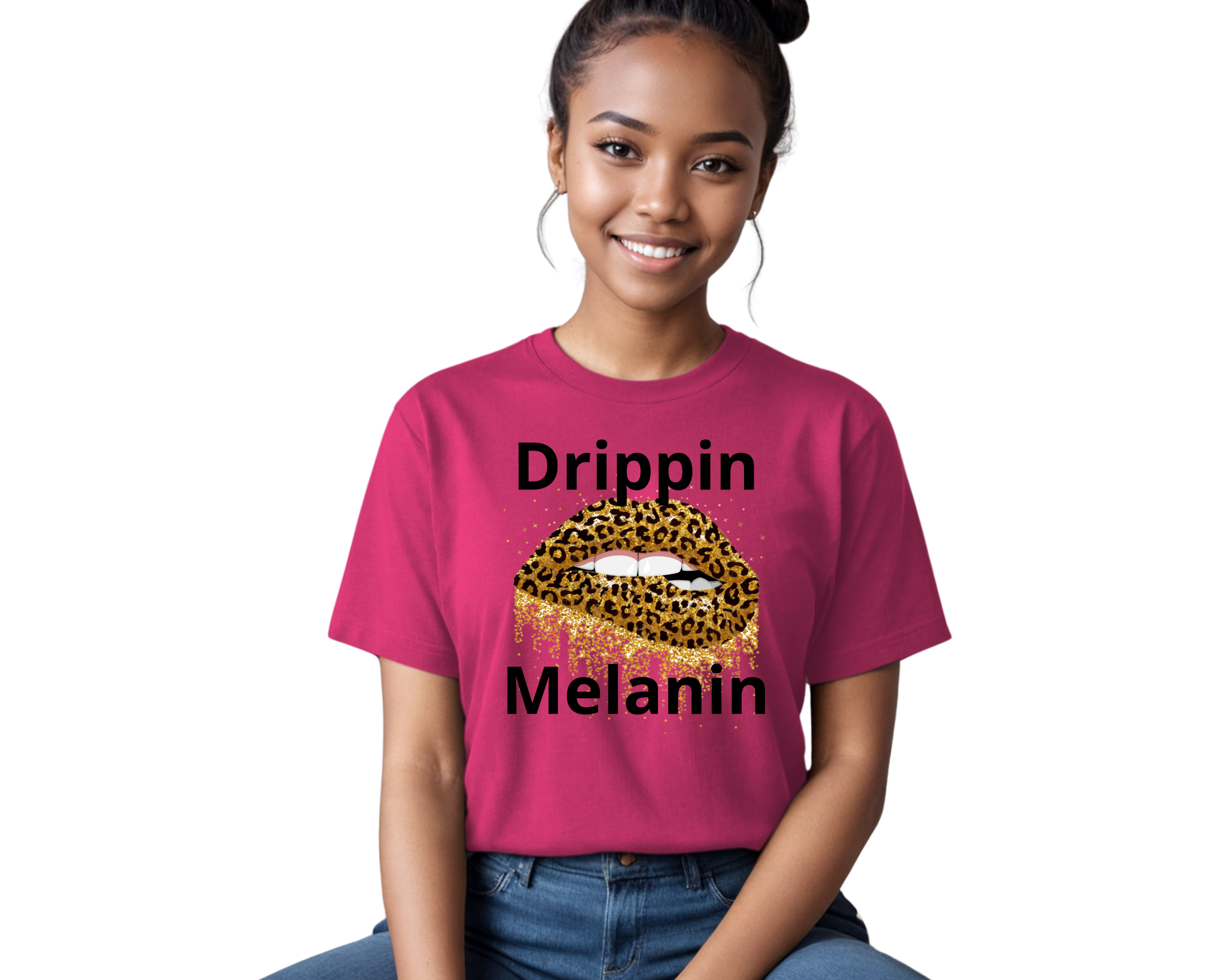 Drippin Melanin-Cheetah Edition (Slim Fit)