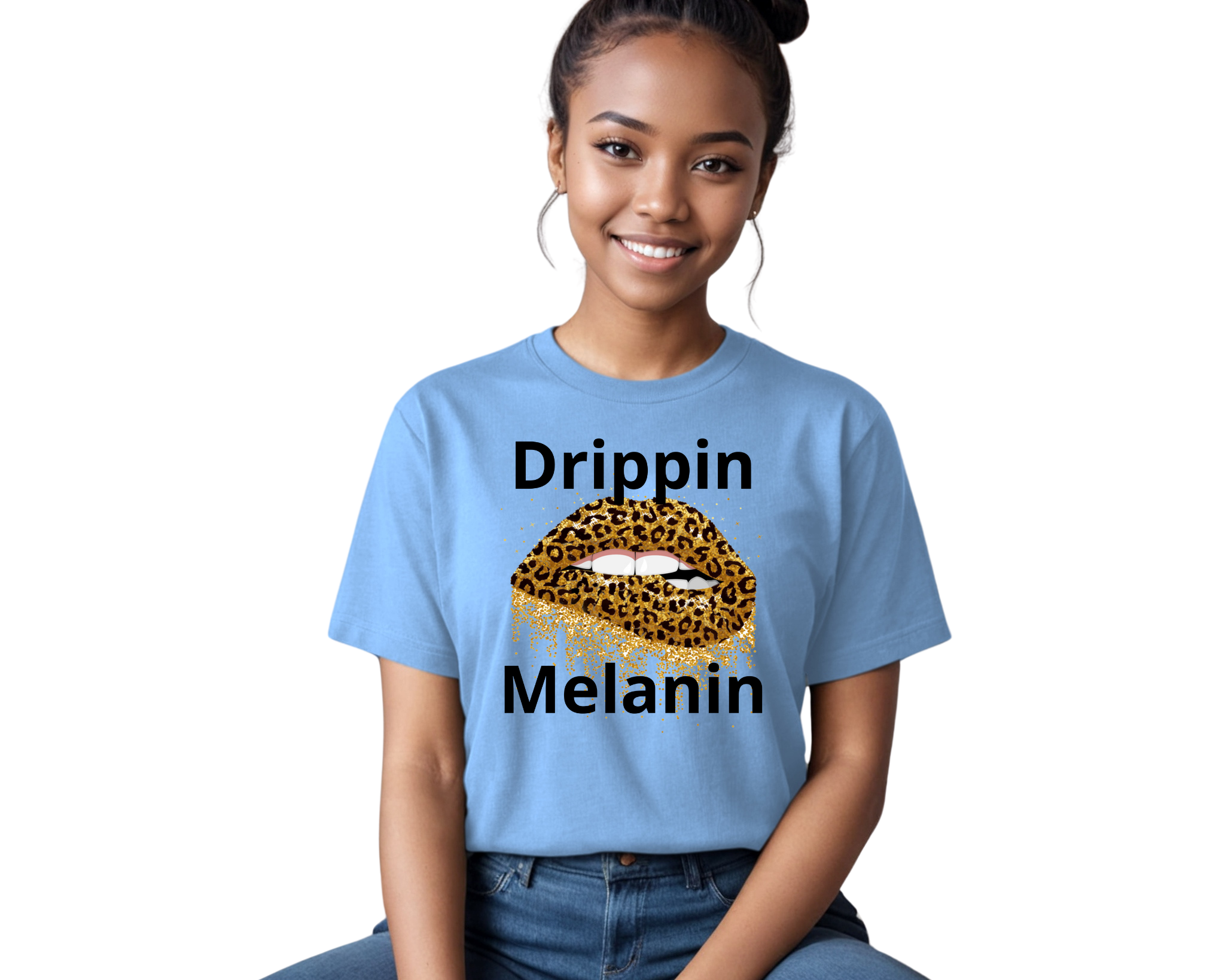 Drippin Melanin-Cheetah Edition (Slim Fit)