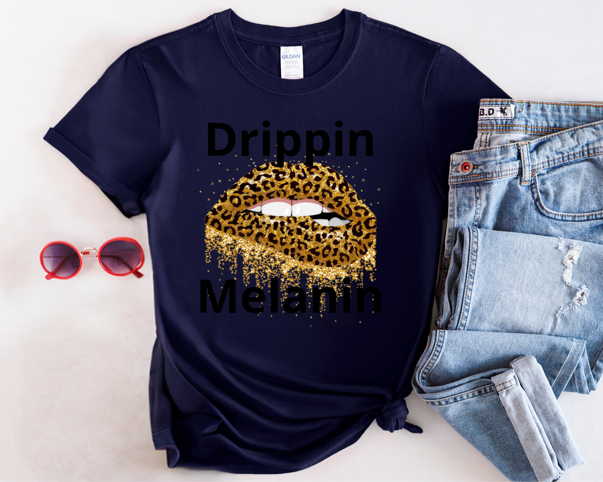 Drippin Melanin-Cheetah Edition (Slim Fit)