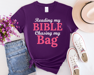 Reading my Bible, Chasing my Bag (Slim Fit)