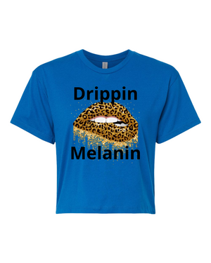 Drippin Melanin-Cheetah Edition Crop Top