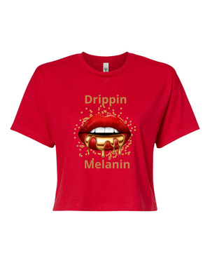 Drippin Melanin Crop Top