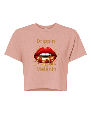 Drippin Melanin Crop Top