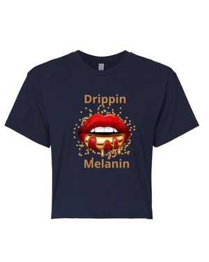 Drippin Melanin Crop Top