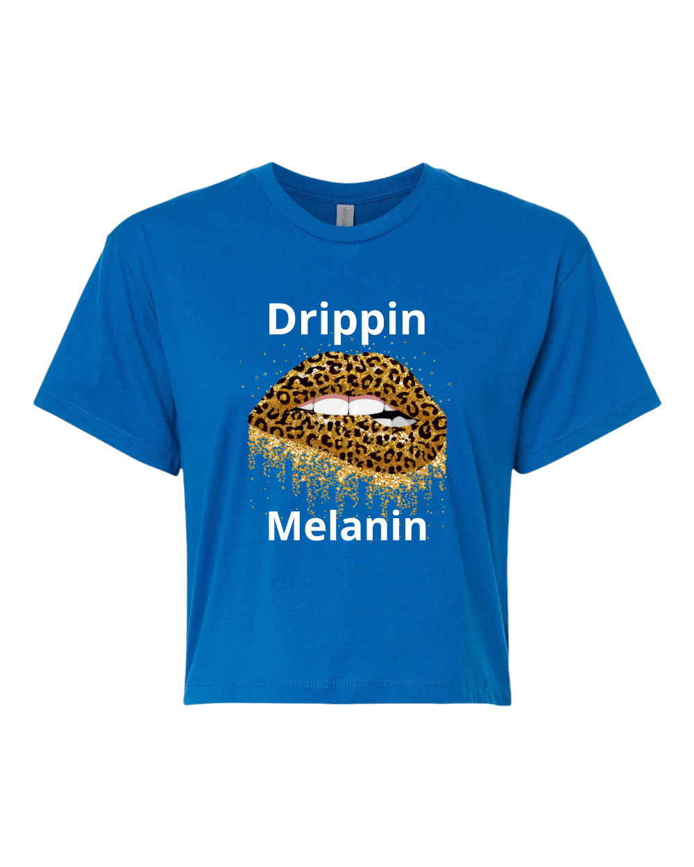 Drippin Melanin-Cheetah Edition (Crop Top)