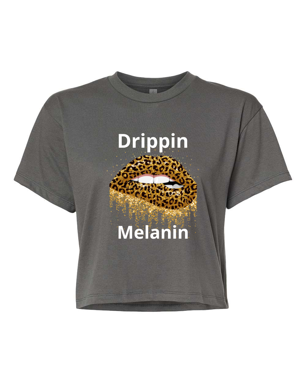 Drippin Melanin-Cheetah Edition (Crop Top)