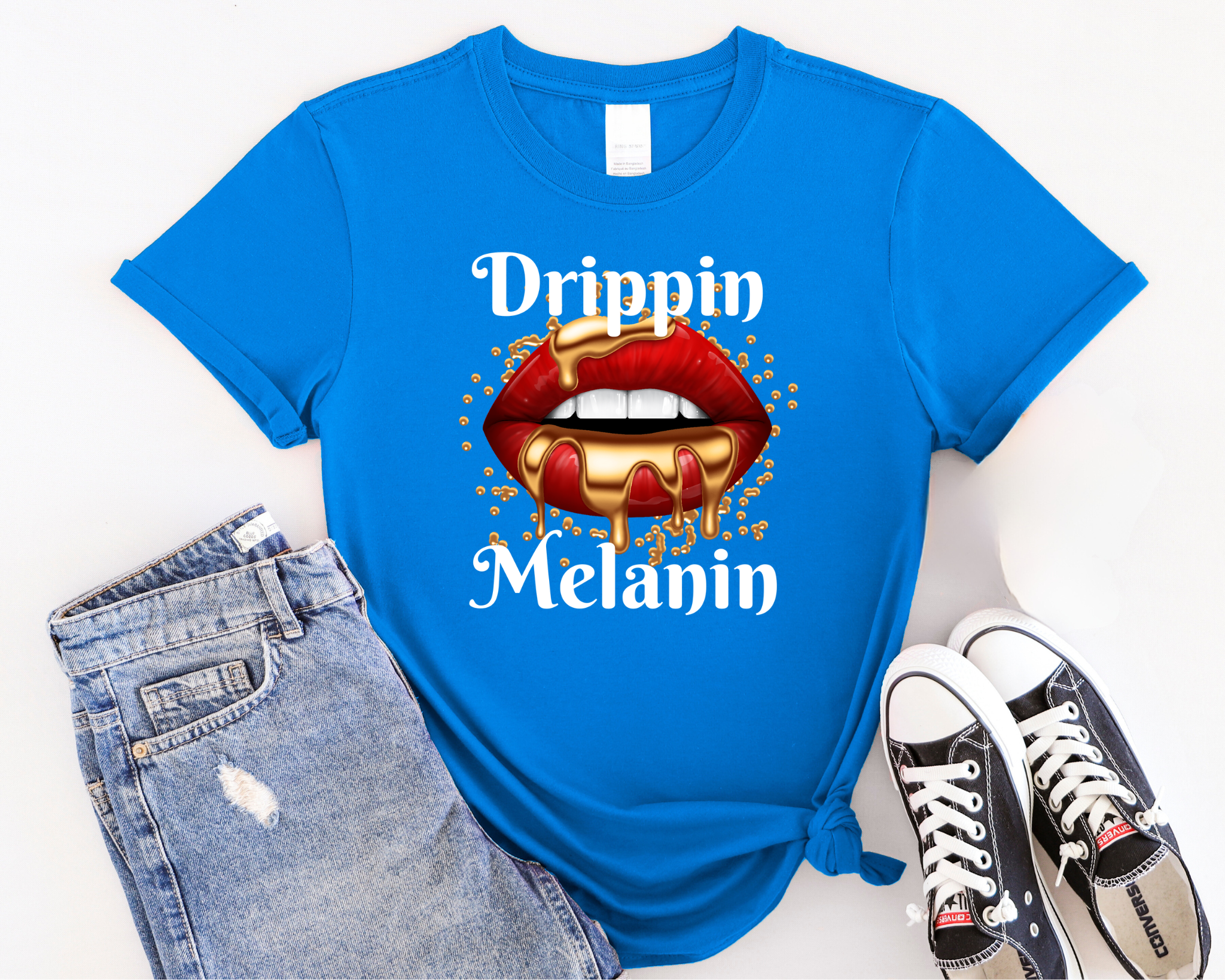 Drippin Melanin (Slim Fit)