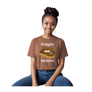 Drippin Melanin-Cheetah Edition ( Relaxed Fit)