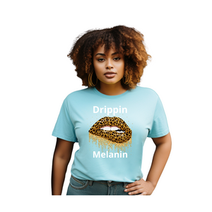 Drippin Melanin-Cheetah Edition ( Relaxed Fit)