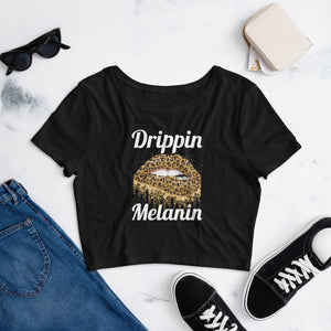 Drippin Melanin-Cheetah Edition (Crop Top)