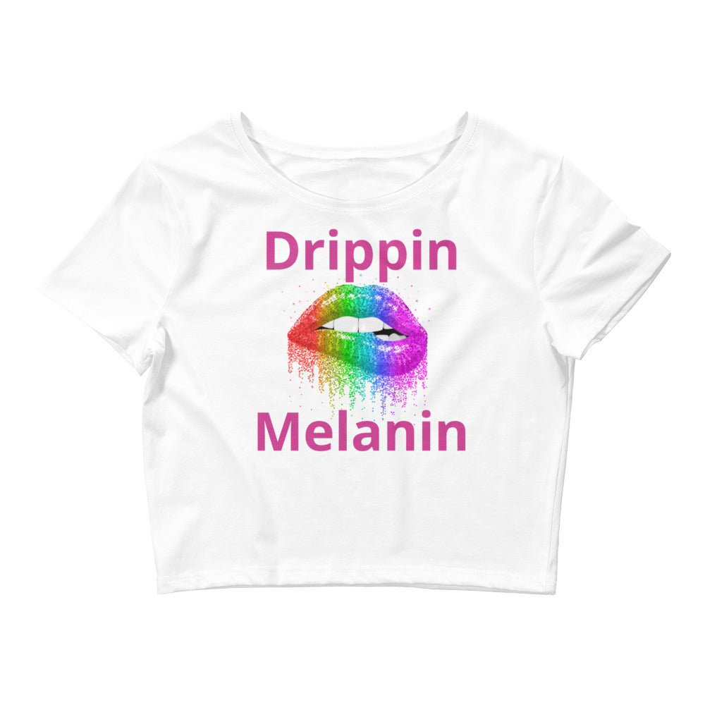 Drippin Melanin-Rainbow Edition (Crop Top)