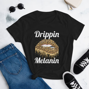 Drippin Melanin-Cheetah Edition ( Slim Fit)