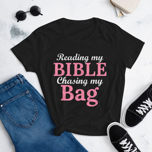 Reading my Bible, Chasing my Bag (Slim Fit)