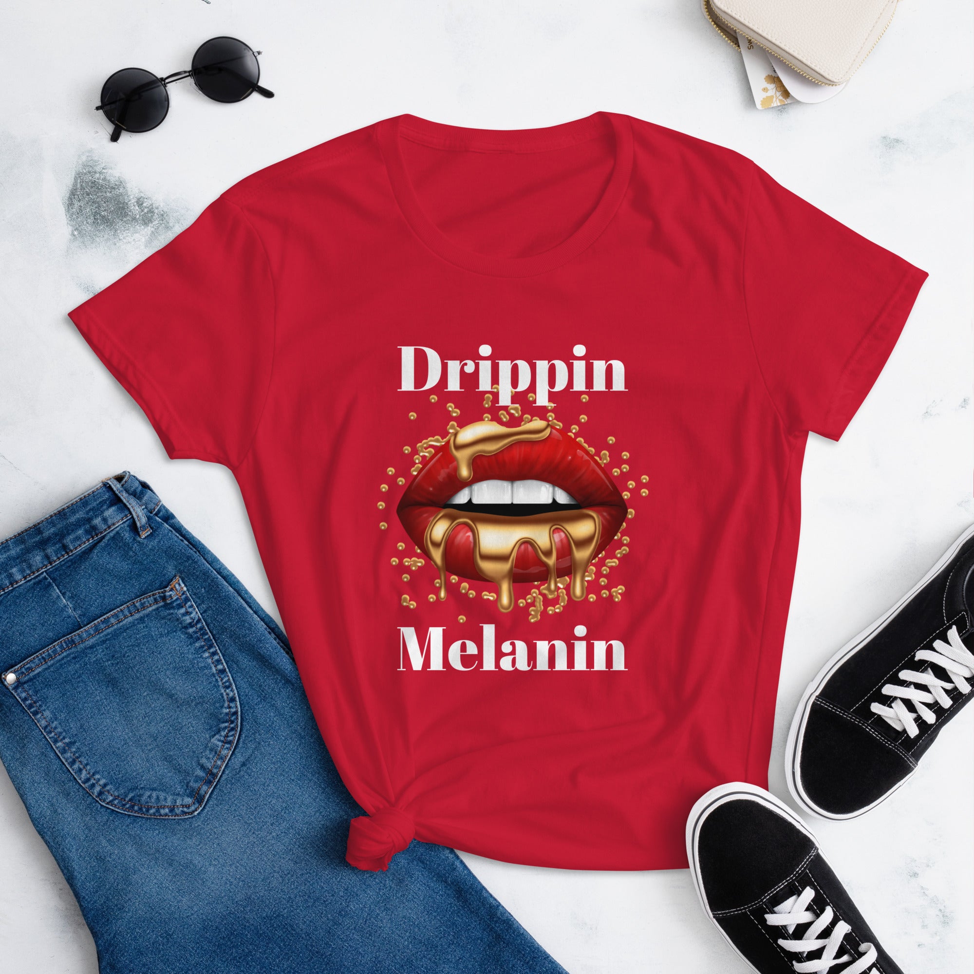 Drippin Melanin (Slim Fit)